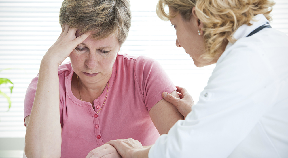 Upset Female Patient